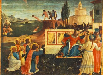 St Cosmas und St Damian Condamned Renaissance Fra Angelico Ölgemälde